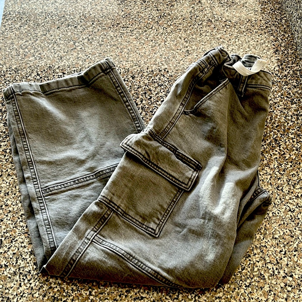 Art class girls gray cargo pants size 10 plus